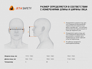 Полумаска Jeta Safety 5500P 0