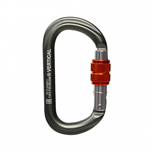 Ver 0261 Карабин «GRAY» овал с муфтой (Keylock) Vertical C в Тюмени 0