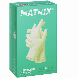 Перчатки Matrix Mild Touch Latex (50 пар)