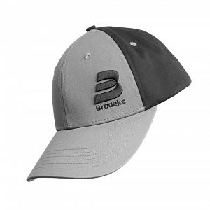 Бейсболка Brodeks KM130, серый