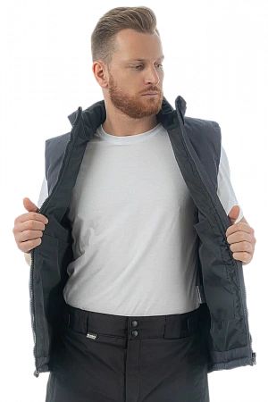 Утепленный жилет Brodeks KW 101, серый Brodeks в Тюмени 2