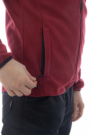 Флисовая толстовка Brodeks KS 211,бордо