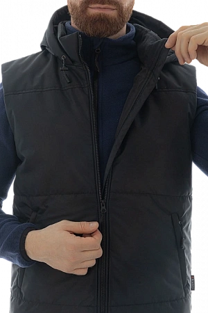 Утепленный жилет Brodeks KW 112, черный