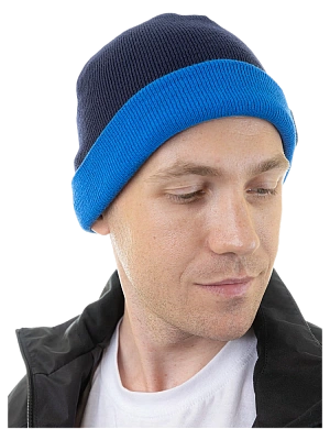 Шапка Brodeks bicolor т.синий-синий Brodeks в Тюмени 6