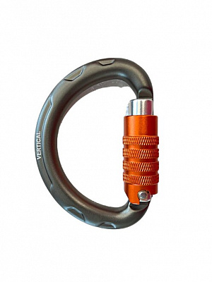 Ver 0266 Карабин «GRAY» полукруглый трехтактный (Keylock) Vertical C в Тюмени