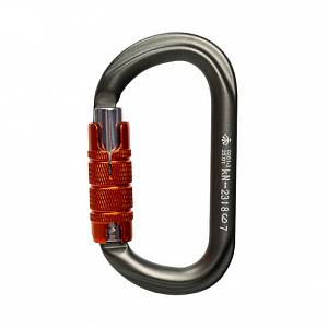 Ver 0261-3 Карабин «GRAY» овал трехтактный (Keylock) Vertical C в Тюмени